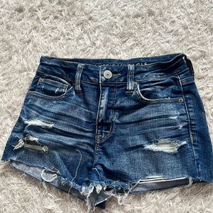Dark blue American Eagle short shorts